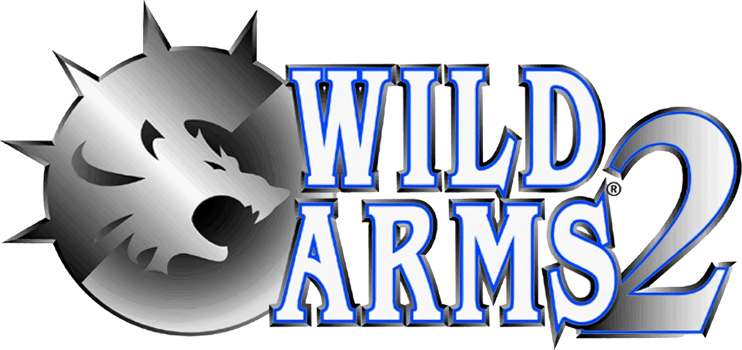 Wild Arms 2 logo for Playstation